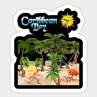 Caribbean Bay Sticker